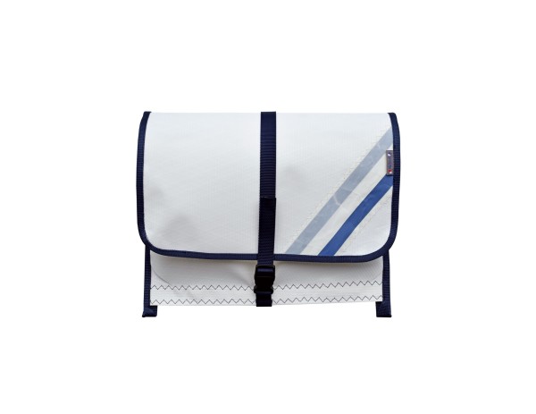 sailcloth railing bag, size 1: 2 compartments