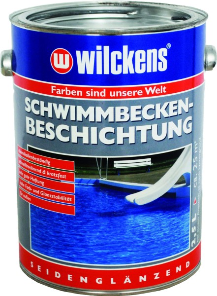 WILCKENS Schwimmbecken-Beschichtung poolblau 2500 ml
