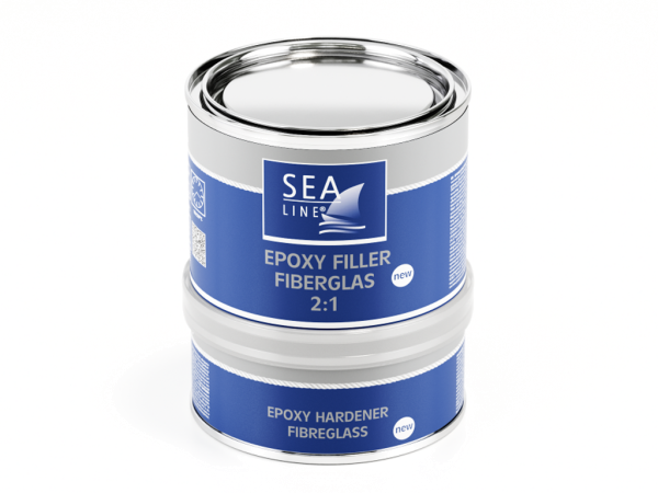 SEA LINE EPOXY FILLER WITH FIBREGLASS 1:1 0,3 kg