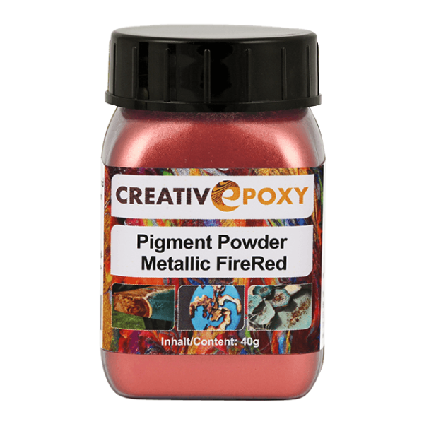 CreativEpoxy Pigment Puder Metallic Fire Red 40 g