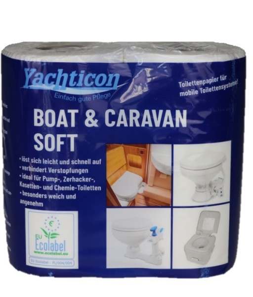 Boat & Caravan Soft Toilet Paper 4 Roles