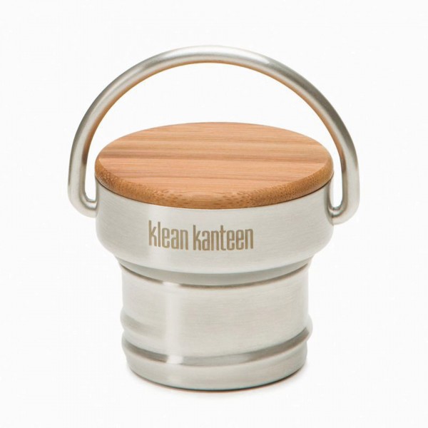 Kanteen® 'Bamboo' Stainless Cap for Classic Bottles Brushed Stainless