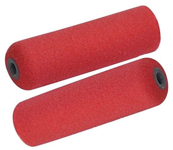 MicroCrater Professional Varnish Roller Cover 2 Pieces 10 cm