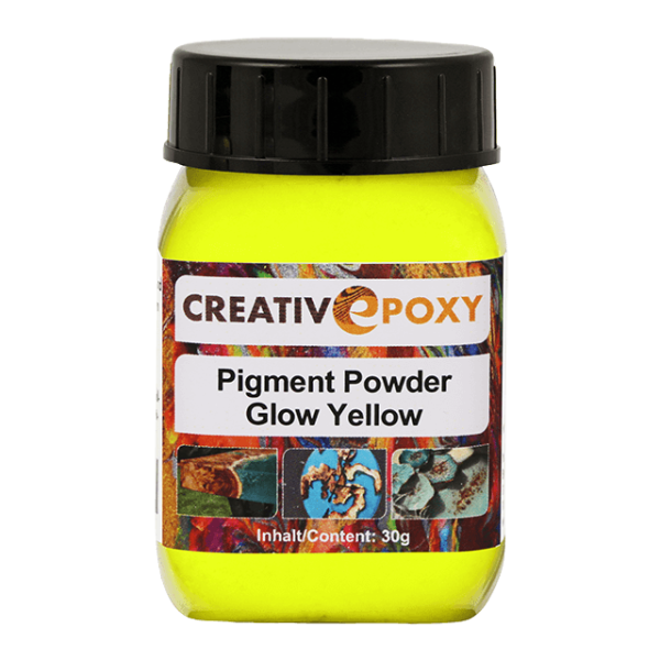 CreativEpoxy Pigment Puder Glow gelb 30 g