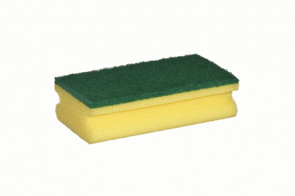 Grip Fleece Sponge yellow/green 150 x 90 x 45 mm